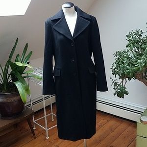 Brooks Brothers Black Wool Pea Coat / Trench  10